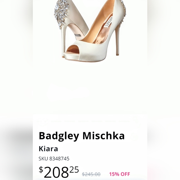 Badgley Mischka Jeweled - Picture 3 of 6